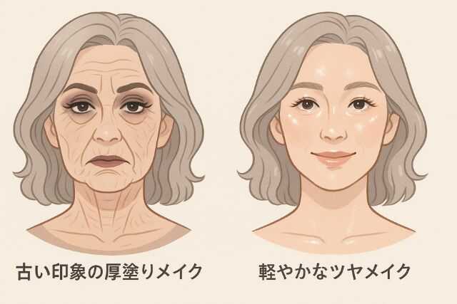 メイクでおばさんぽくなるのは卒業